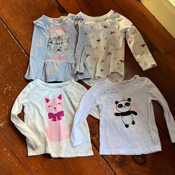 3T graphic design long sleeve T-shirt bundle - Picture 1 of 5